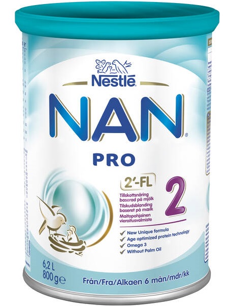 Nestlé Nan Pro 2 Vieroitusvalmiste 800g